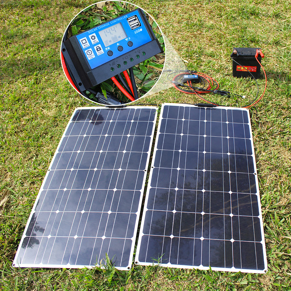 Solar Panel 200W - لوح شمسي 100 واط، 200 واط