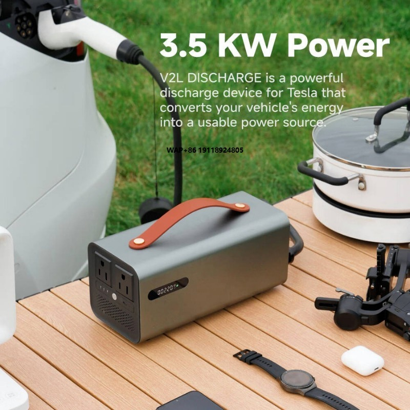 Outdoor Power Station - محطة تفريغ NACS V2L بقدرة 3.5