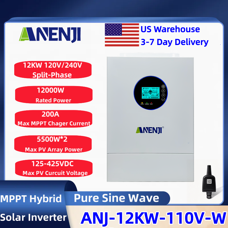 Charge Controller Solar - محول طاقة شمسية هجين ANENJI بقدرة