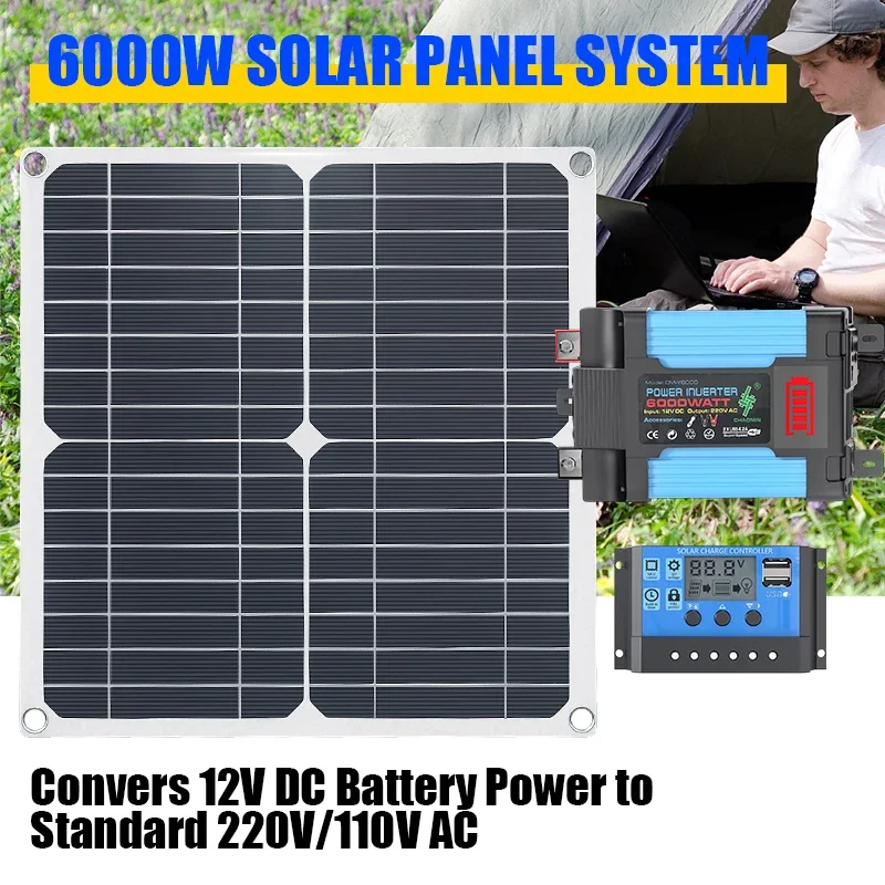 Solar Panel 200W - مجموعة طاقة شمسية بقدرة 6000 واط،