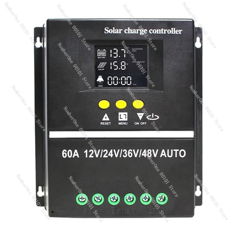 Charge Controller Solar - التعرف التلقائي 12 فولت، 24 فولت،