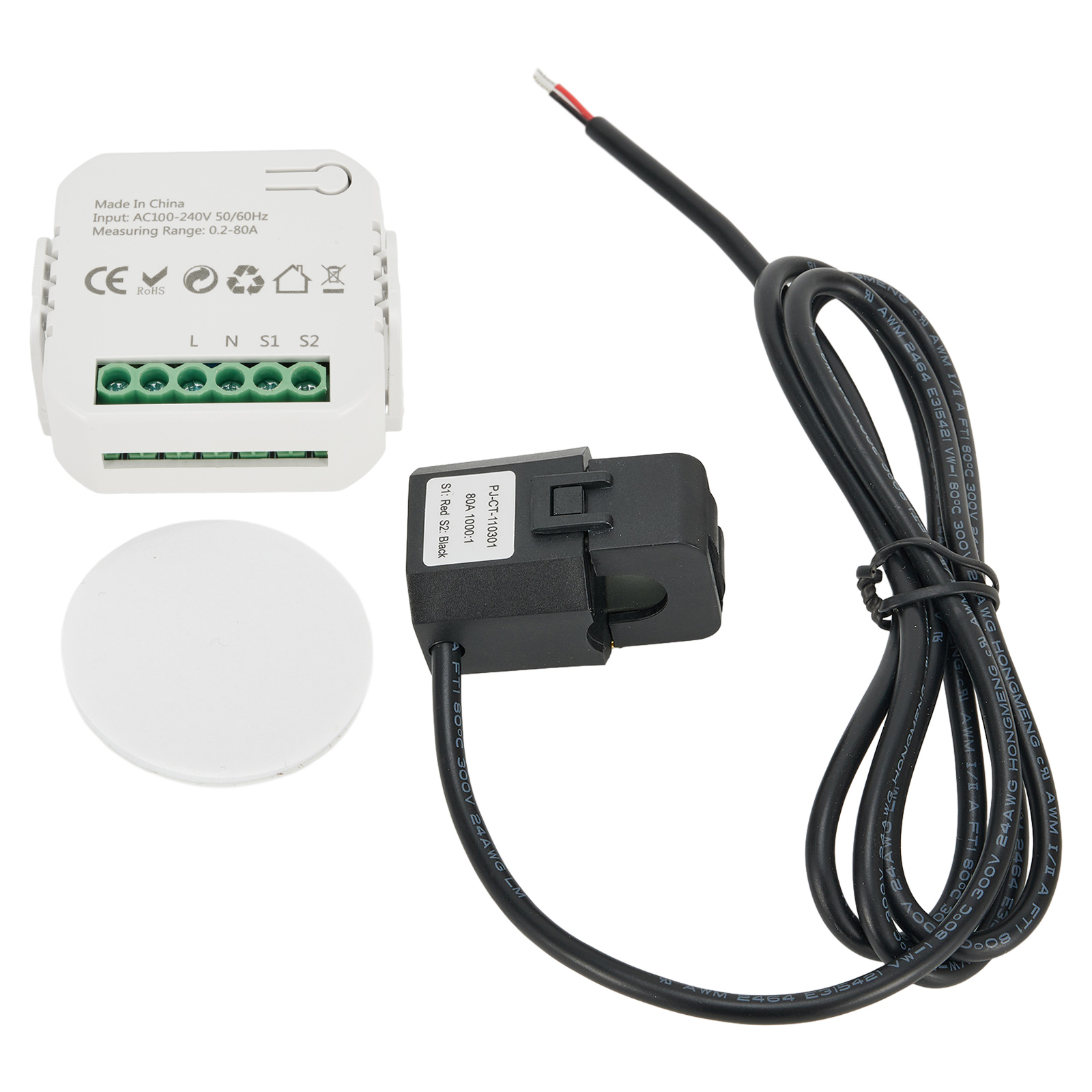 عداد طاقة واي فاي 80 أمبير من  - مراجعة Energy Monitor Meter وسعره